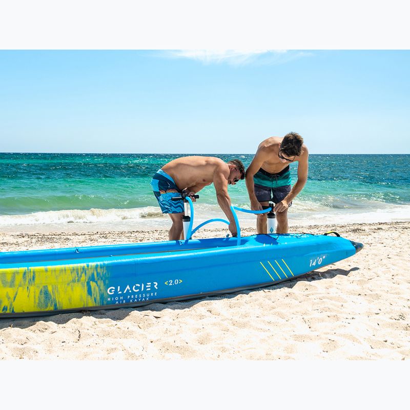 Aquatone Glacier 14'0" 1-Personen aufblasbares Kajak 20