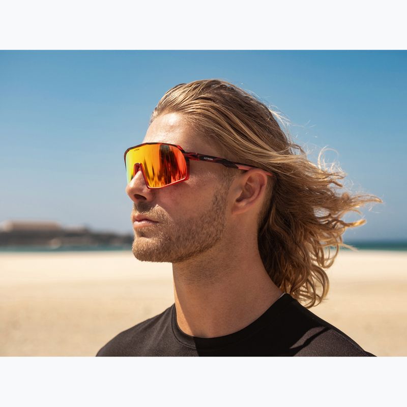 Aztron Halo Floating Active Heat Wave Wüste rot/schwarz Sonnenbrille 9