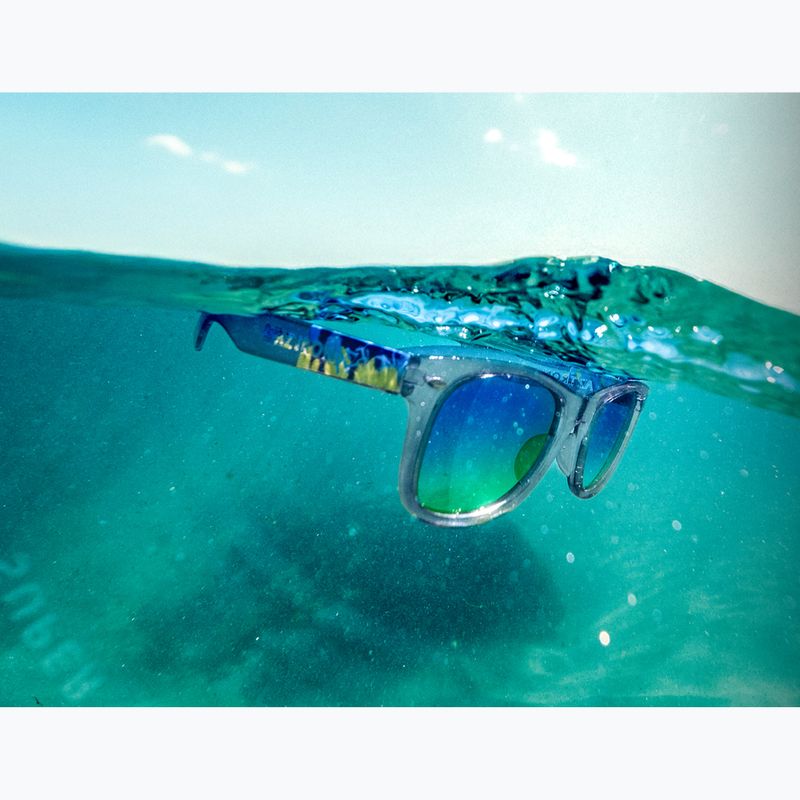 Kinder-Sonnenbrille Aztron Shine spark lime/wayve/polarized green/yellow mir/grey 4