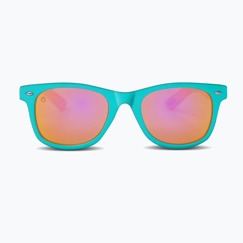 Kinder-Sonnenbrille Aztron Candy candy pink/twisty/polarized rainbow pink mir/grey. 2