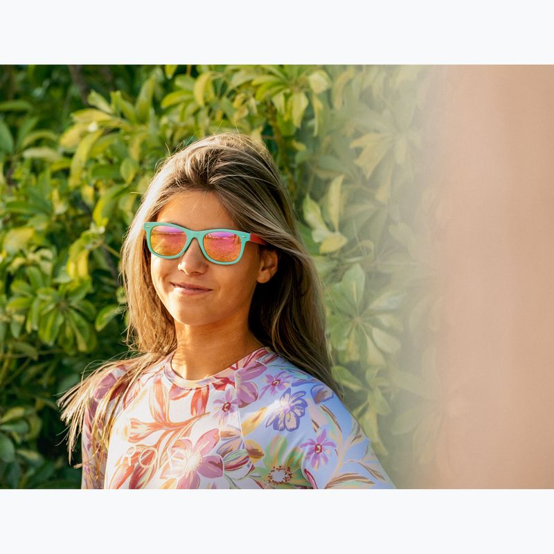 Kinder-Sonnenbrille Aztron Candy candy pink/twisty/polarized rainbow pink mir/grey. 5