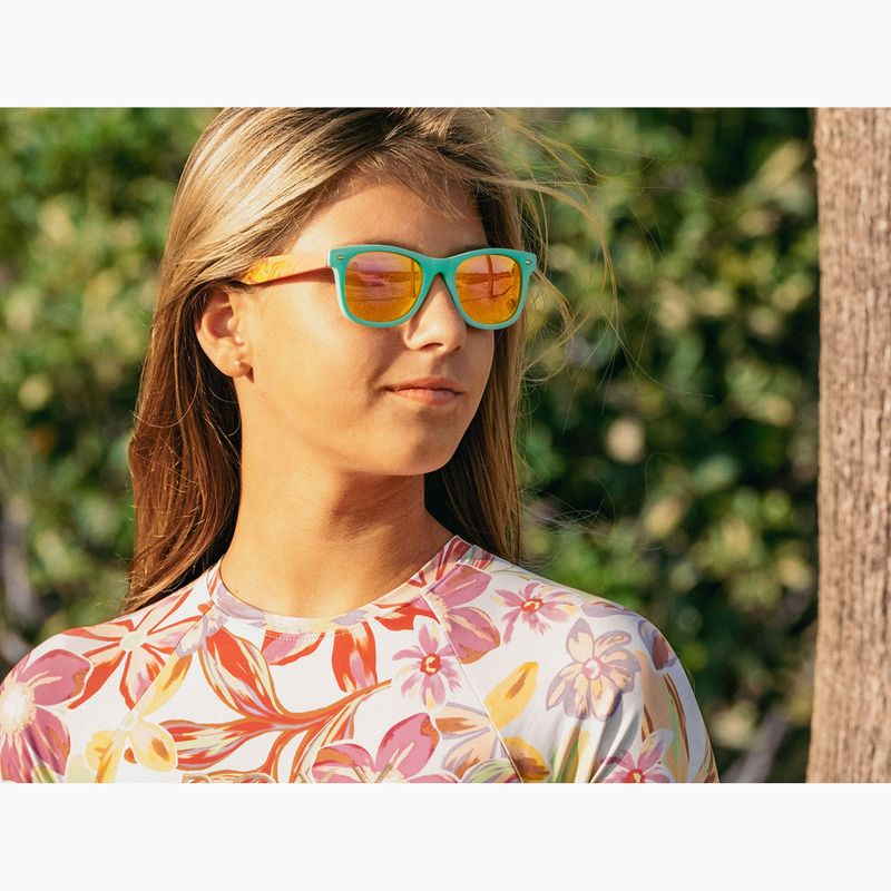 Kinder-Sonnenbrille Aztron Candy candy pink/twisty/polarized rainbow pink mir/grey. 8