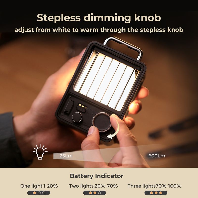 Touristenlampe Flextail Villa grün 6