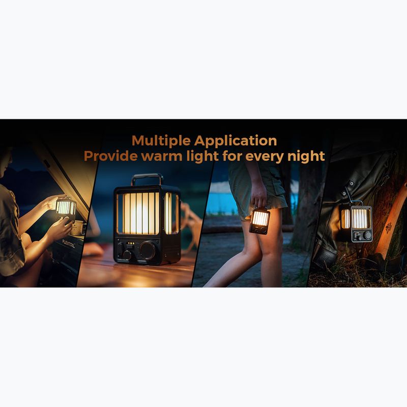 Touristenlampe Flextail Villa grün 10