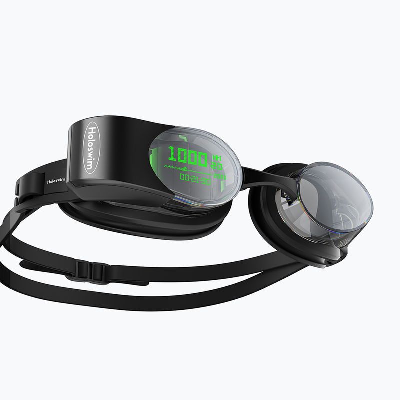Holoswim 2 Pro AR Smart tiefschwarze Schwimmbrille