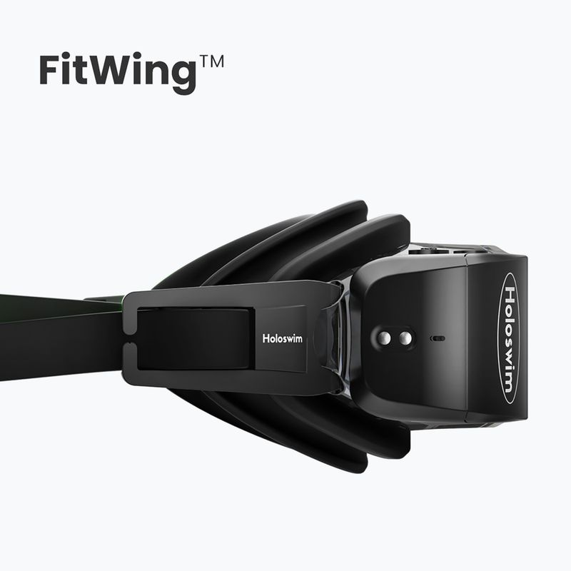 Holoswim 2 Pro AR Smart tiefschwarze Schwimmbrille 14