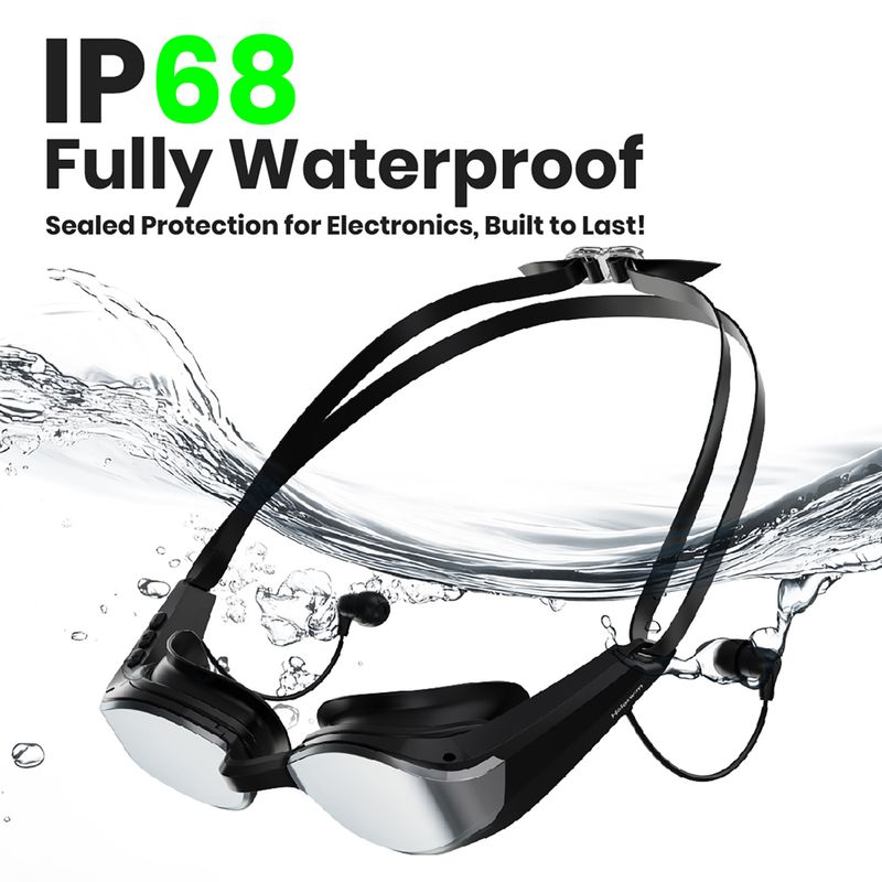 Schwimm-Schutzbrille Holoswim Solla Wave AI Music silver 2
