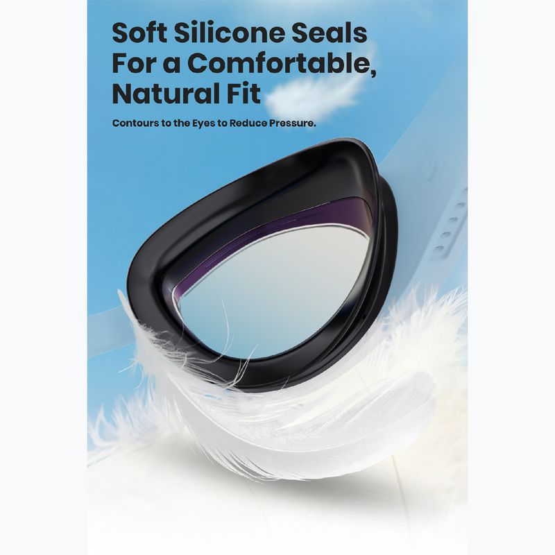 Schwimm-Schutzbrille Holoswim Solla Wave AI Music red 3