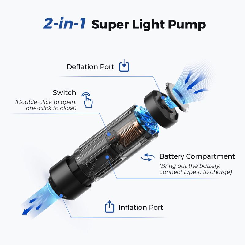 Flextail Zero Pumpe schwarz 9