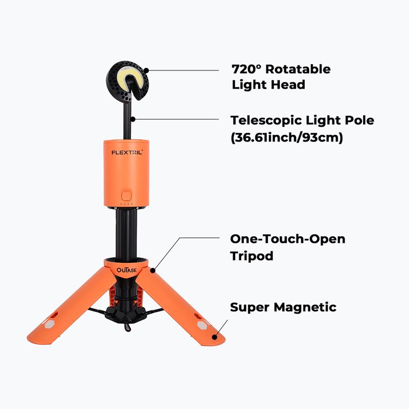 Taschenlampe FLEXTAIL Evo orange 4