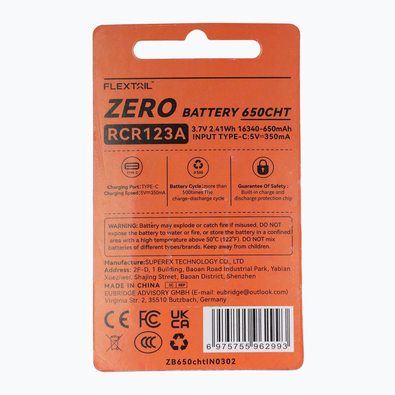 Akku FLEXTAIL Zero 650 Cht orange 5