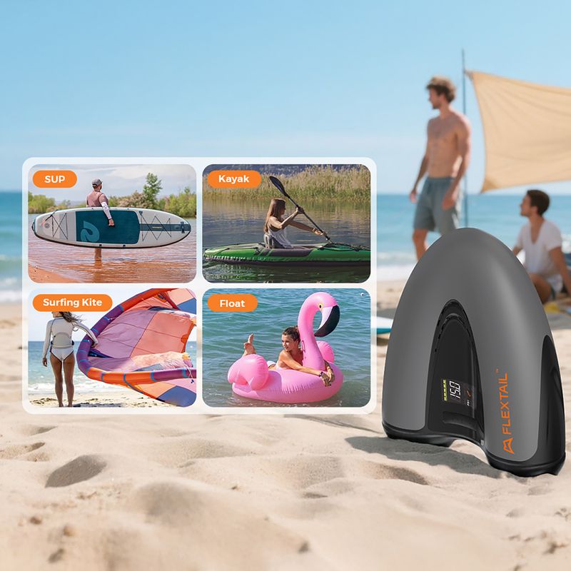 Elektrische Luftpumpe FLEXTAIL Evo Sup Pro dark grey 13