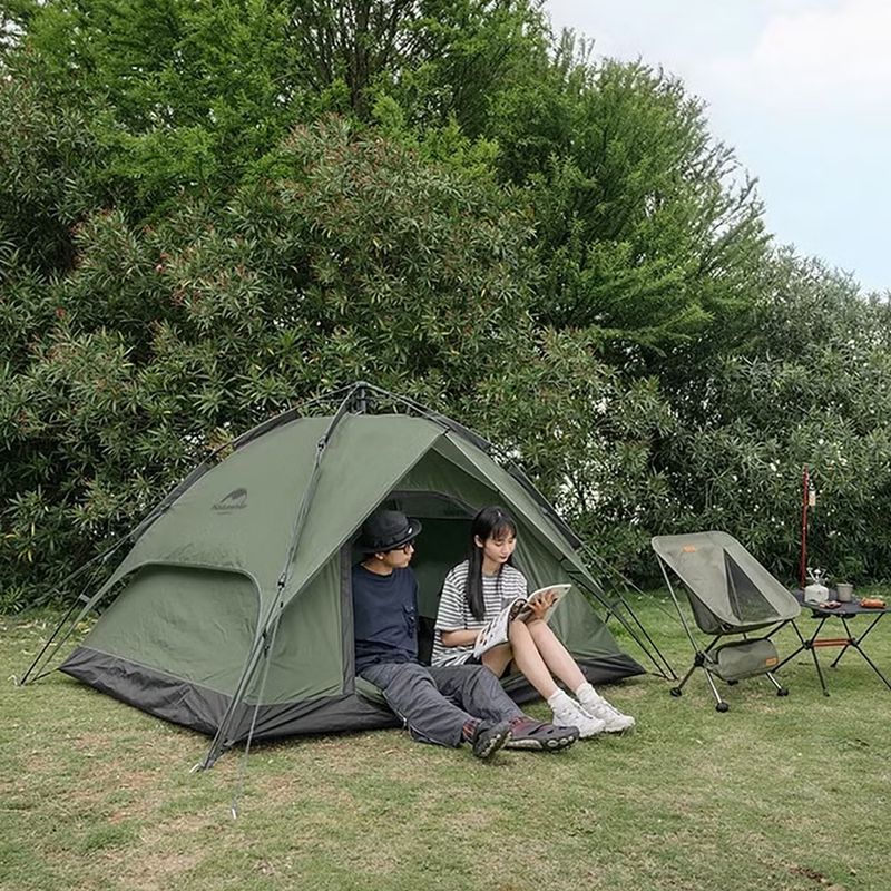 4-Personen-Campingzelt Naturehike Pop-Up 4 Automatic forest green 4