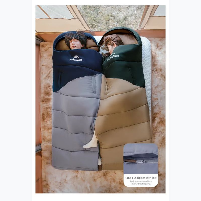 Schlafsack Naturehike U250 Sunny Day Left navy blue 3