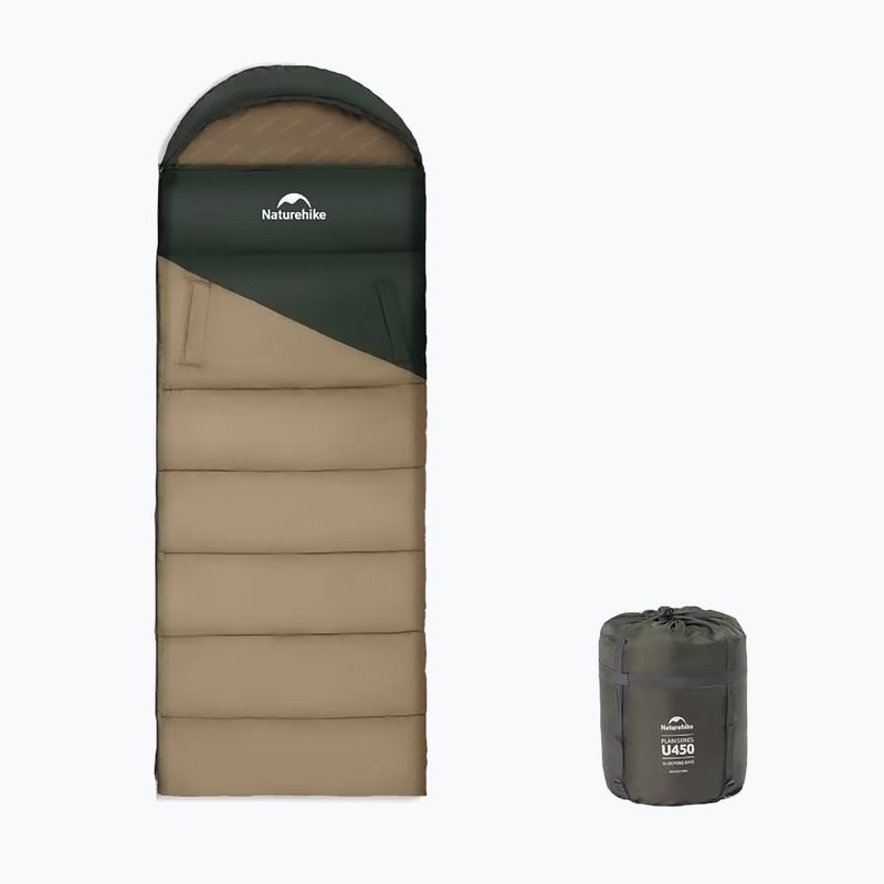 Schlafsack Naturehike U450 Sunny Day Left navy blue/ligth blue 2