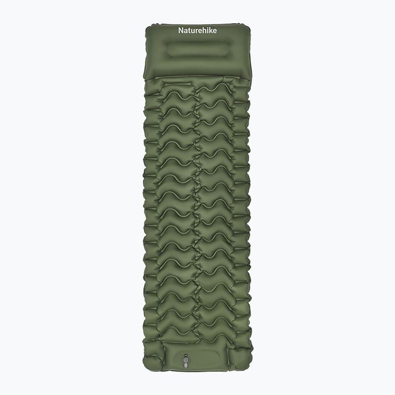 Aufblasbare Matte Naturehike Pillow Single FC01 army green
