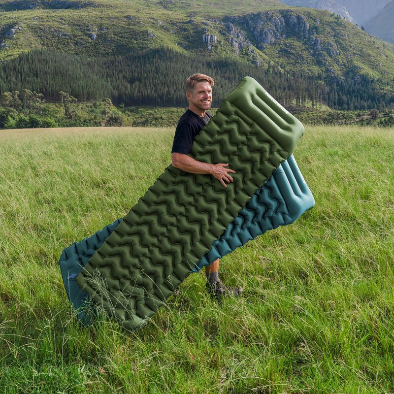Aufblasbare Matte Naturehike Pillow Single FC01 army green 2