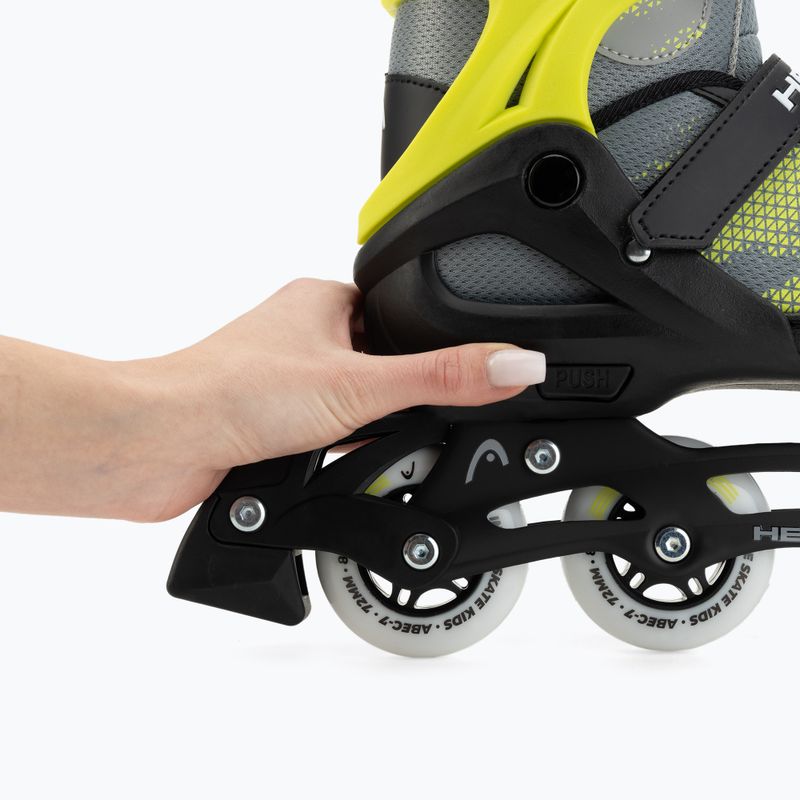 Kinder-Inlineskates HEAD Galaxy 2w1 yellow 18