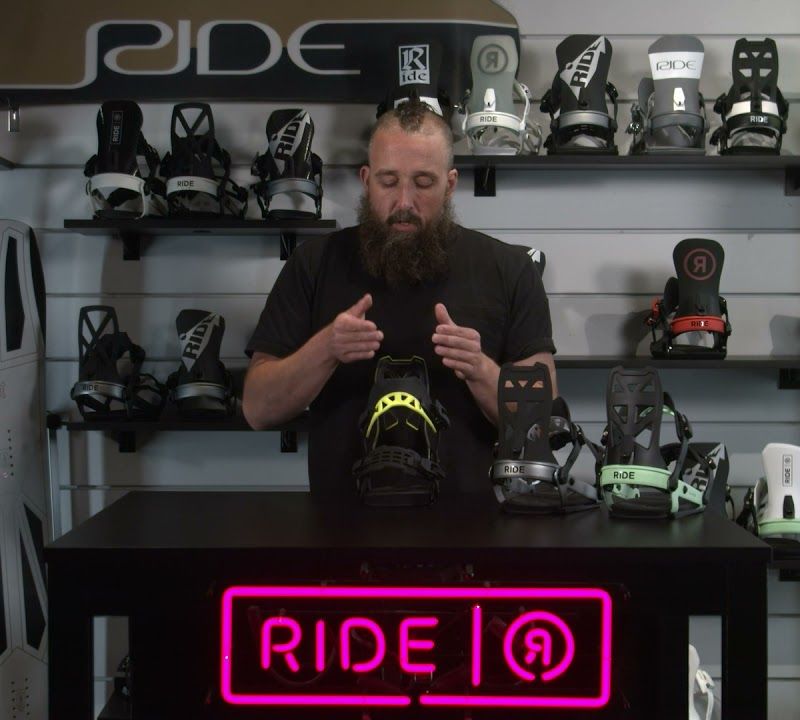 Snowboardbindungen Herren RIDE A-8 schwarz 12G12 11