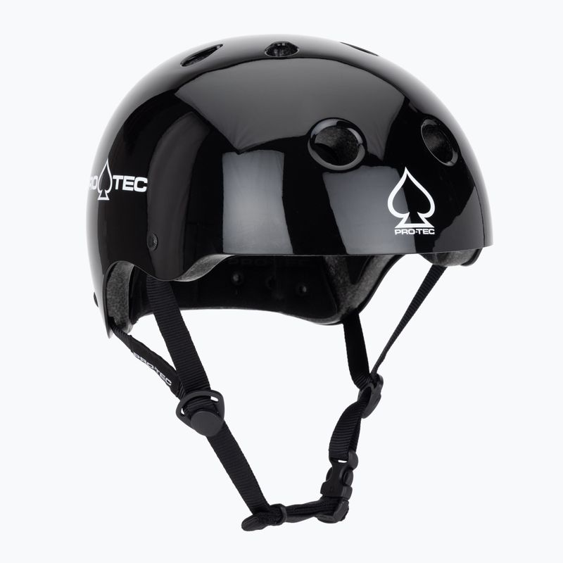 Pro-Tec Classic Certified Helm glänzend schwarz
