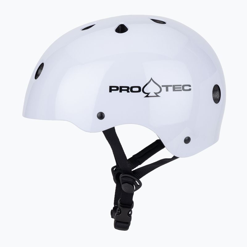 Pro-Tec Classic Certified Helm glänzend weiß 3