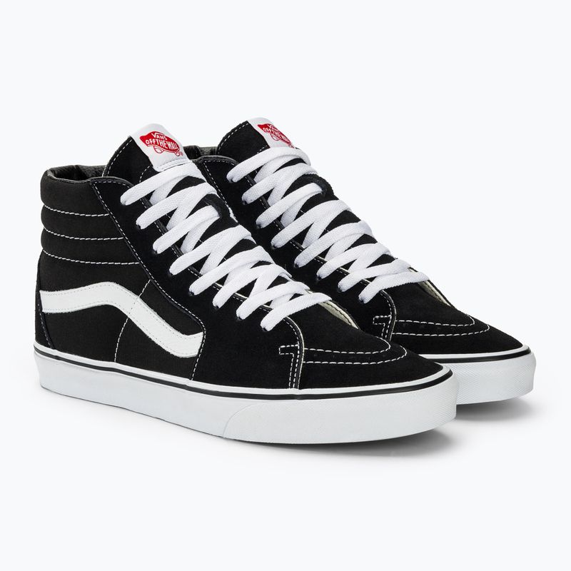 Vans UA SK8-Hi schwarz/schwarz/weiß Schuhe 5