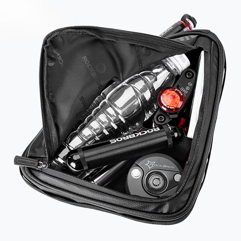 Rockbros B39-2 1,5 l schwarz Fahrrad Rahmentasche 2