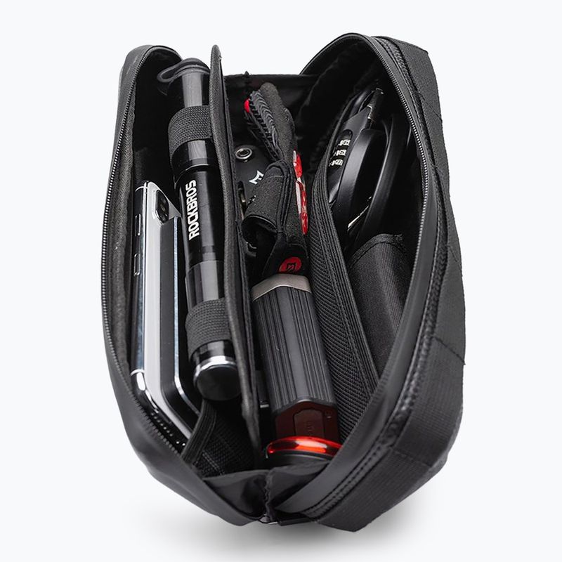 Rockbros B66 1,5 Liter Fahrrad Rahmentasche schwarz 2