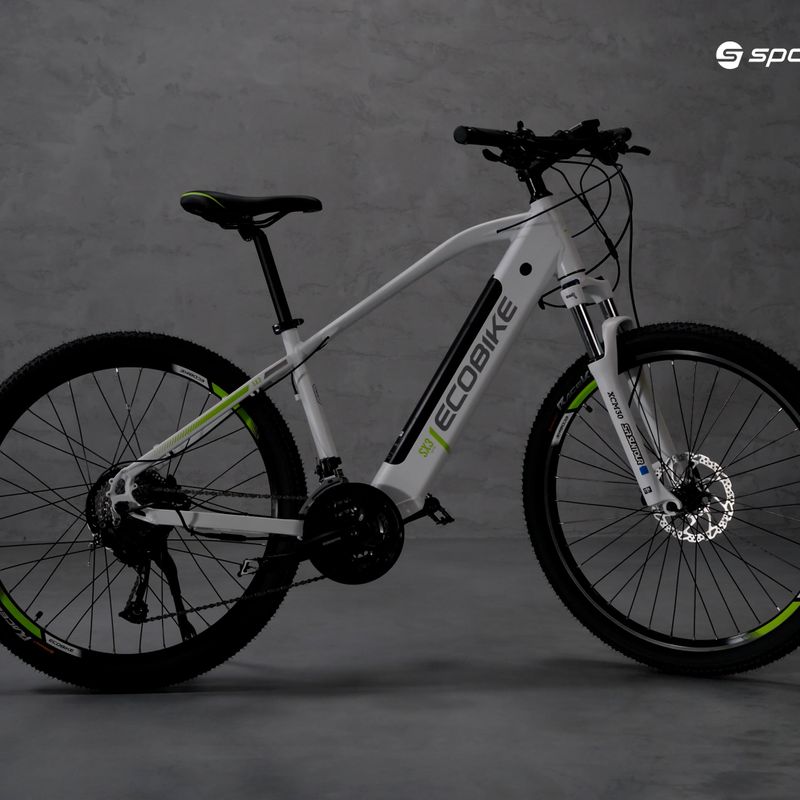 Ecobike SX3/X-CR LG Elektrofahrrad 13Ah weiß 1010401 11