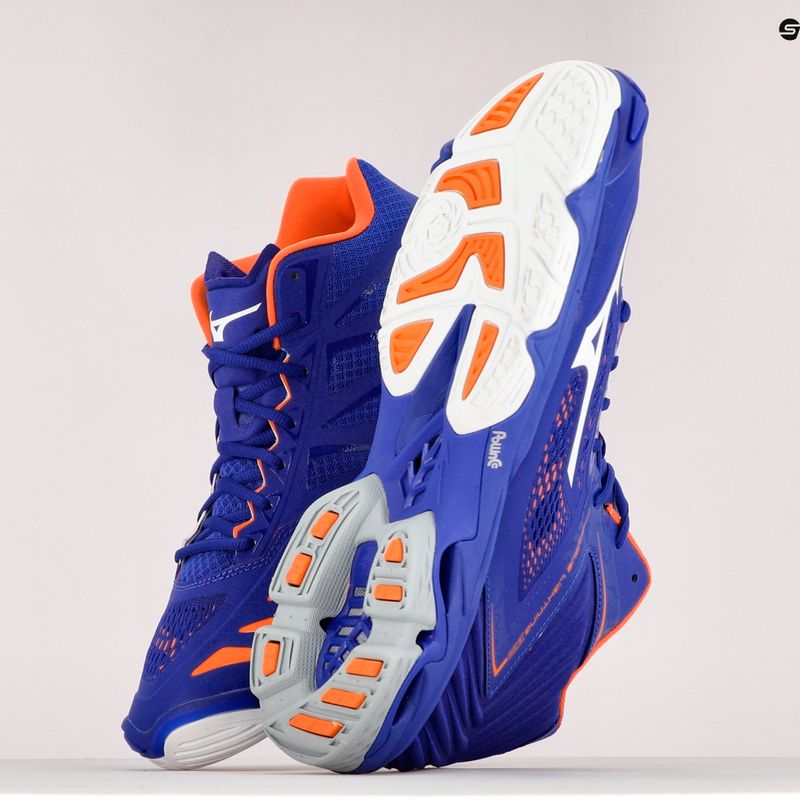 Herren Volleyballschuhe Mizuno Wave Lightning Z5 Mid blau V1GA190500 10