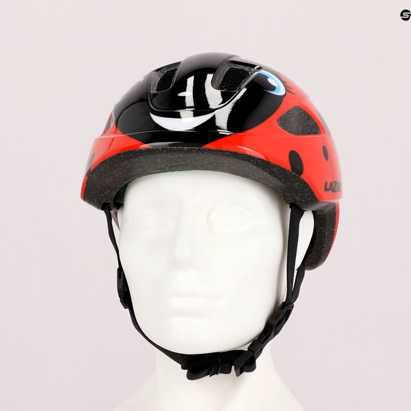 Lazer Pnut KC Kinder Fahrradhelm rot/schwarz BLC2227891162 9