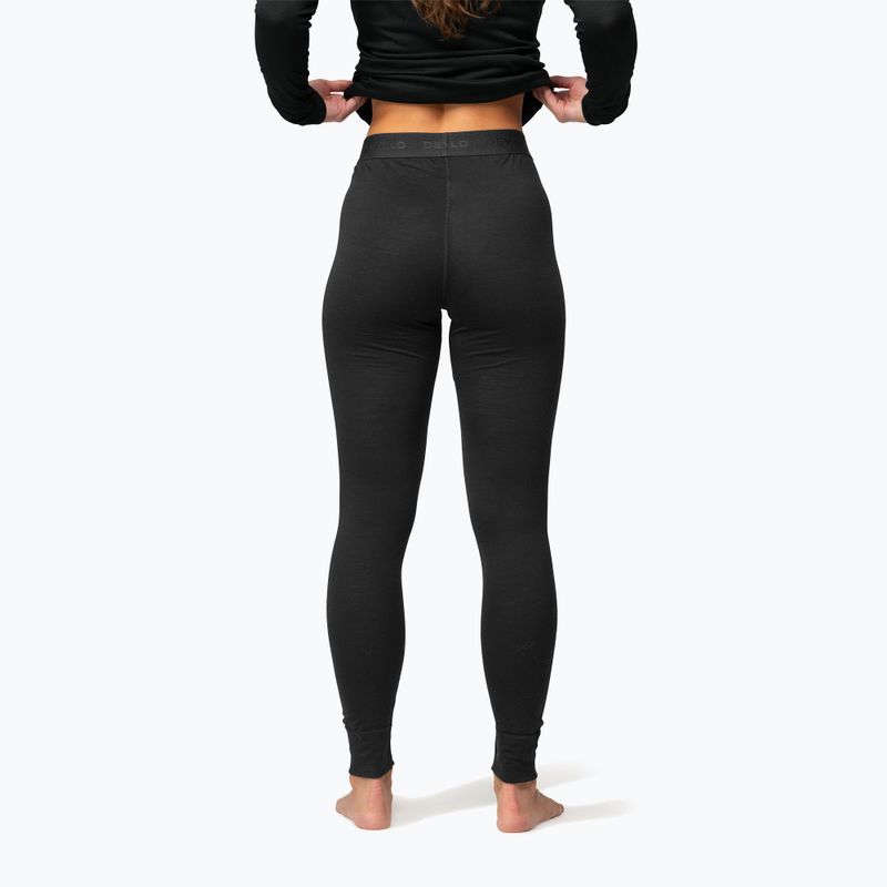 Damen Thermohose Devold Breeze Merino 150 Longs black 2