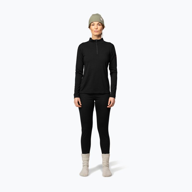 Damen-Funktionssweatshirt Devold Breeze Merino 150 Zip Neck black 2
