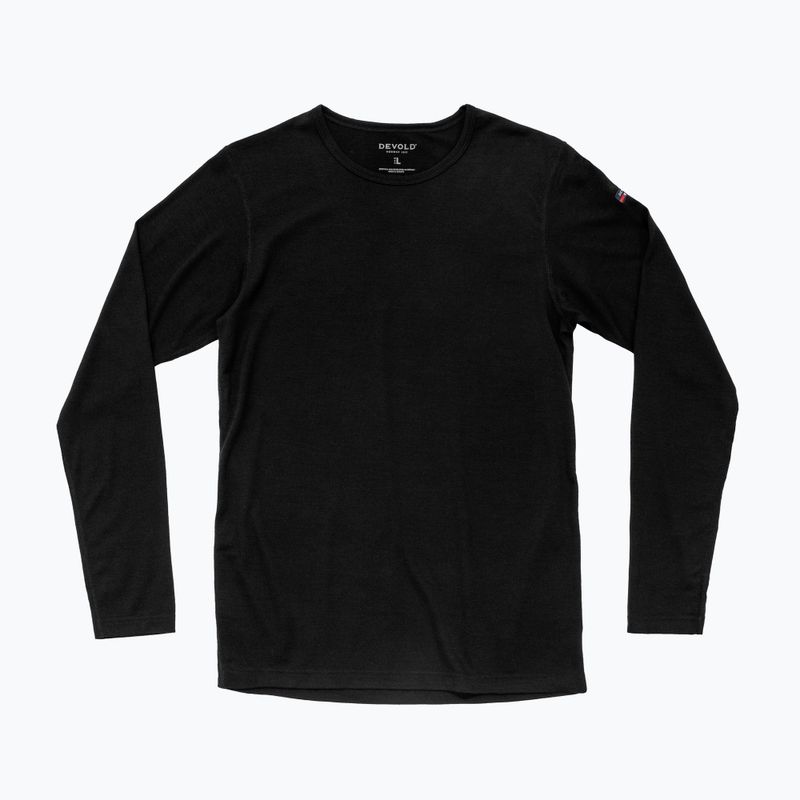 Herren Funktionsshirt langärmlig Devold Breeze Merino 150 black 5