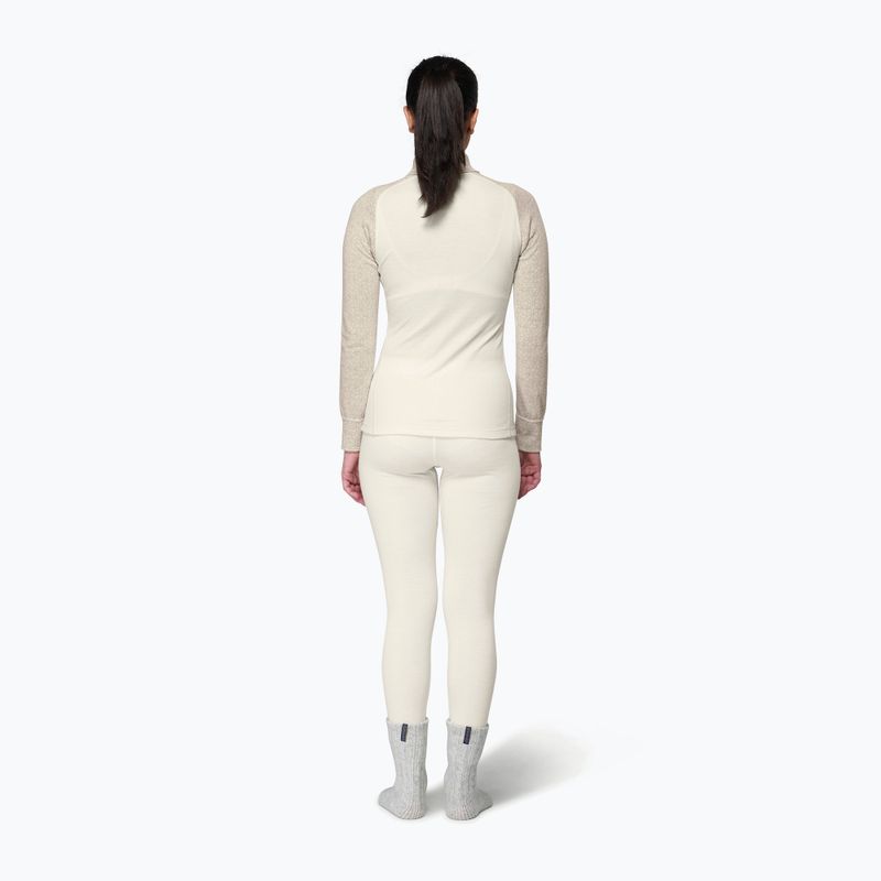 Damen-Funktionssweatshirt Devold Duo Active Merino 205 Zip Neck raw white 3