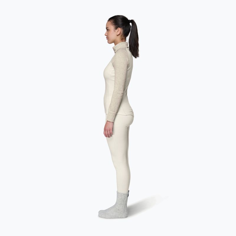 Damen-Funktionssweatshirt Devold Duo Active Merino 205 Zip Neck raw white 4