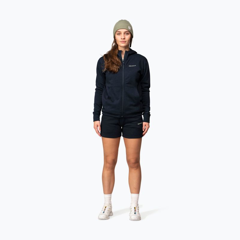 Damenpullover Devold Everyday Zip Hoodie ink 2
