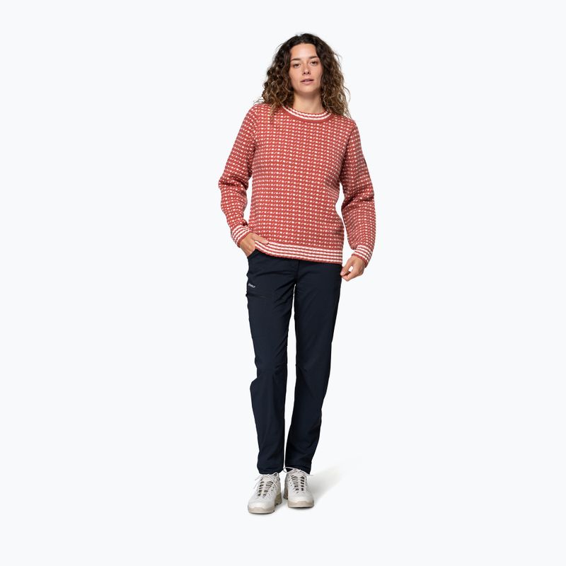 Pullover Devold Islender Refined marsala/offwhite 2
