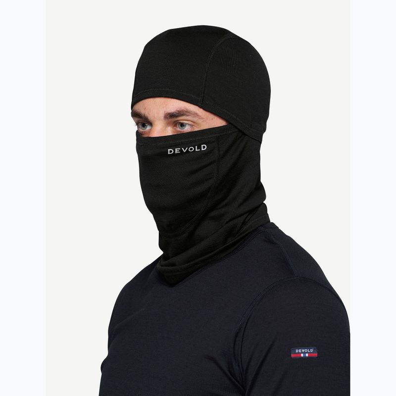 Sturmhaube Devold Breeze Merino 150 black 3