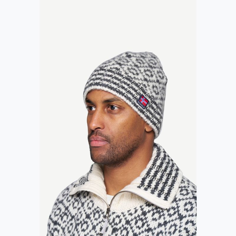 Wintermütze Devold Svalbard Wool offwhite/anthracite 3