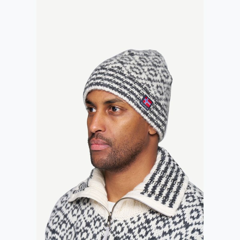 Wintermütze Devold Svalbard Wool offwhite/grey 3