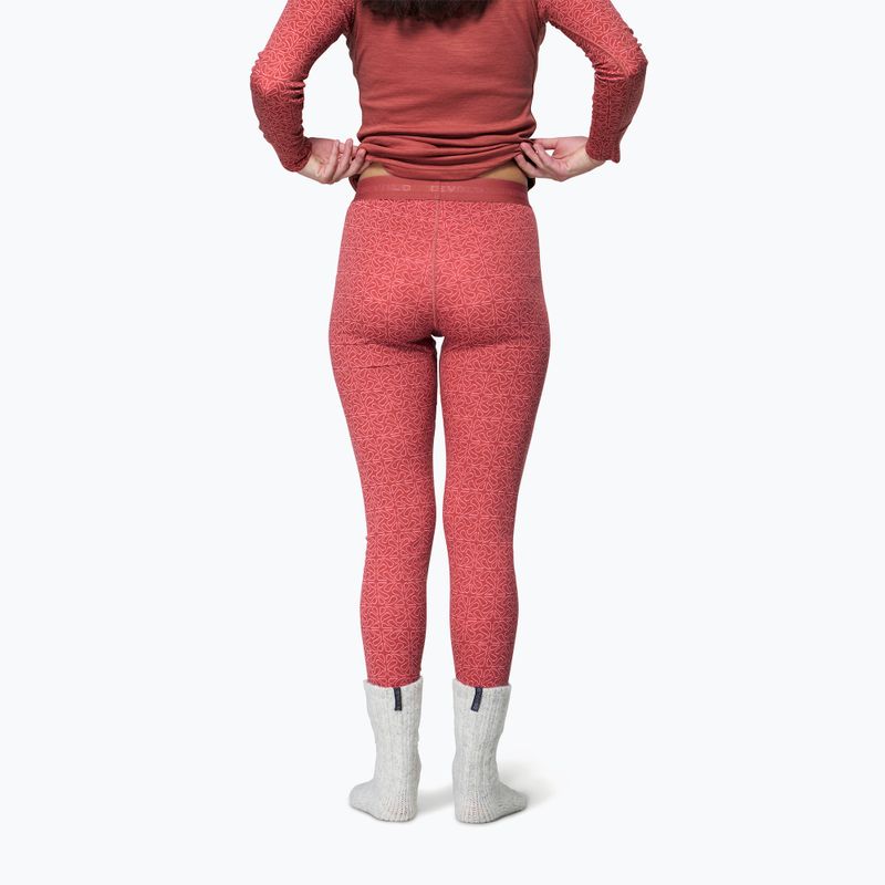 Damen Thermohose Devold Duo Active Merino 205 Longs marsala 2