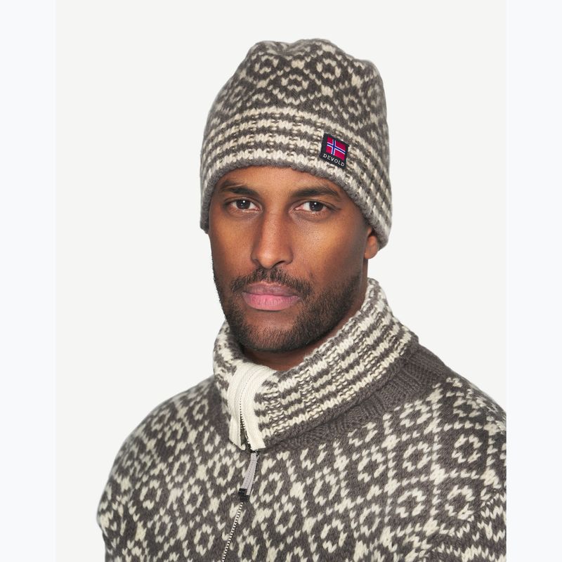 Wintermütze Devold Svalbard Wool falcon/offwhite 3