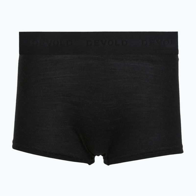 Damen Thermo-Boxershorts Devold Breeze Merino 150 Hipser 2 pack black/coral 3