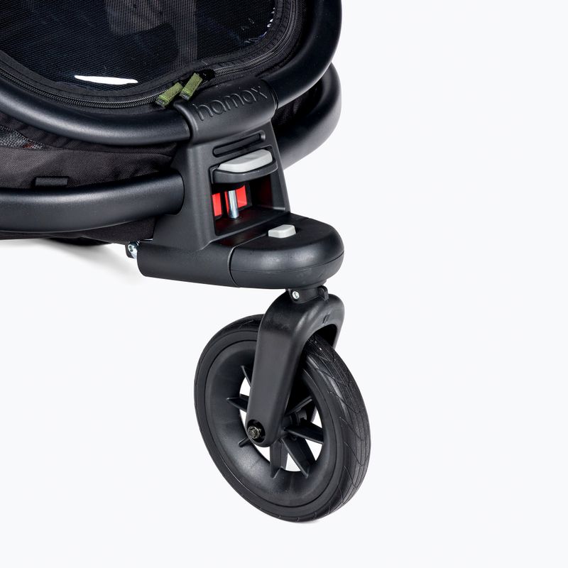 Fahrradanhänger 1 Sitzer Hamax Outback One schwarz-grün 463_HAM 6