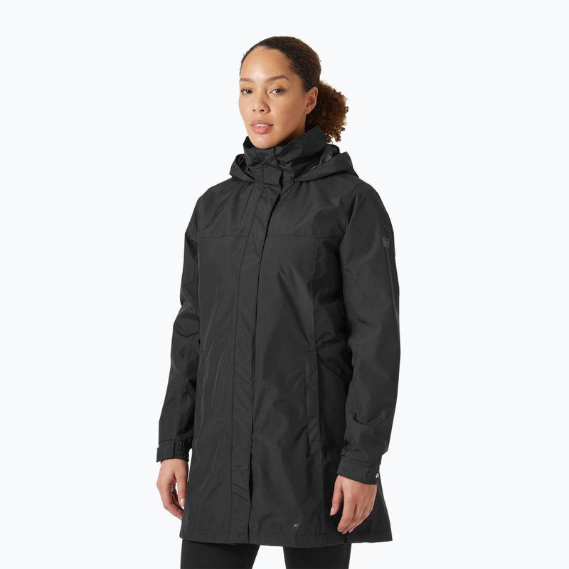 Regenmantel Damen Helly Hansen Aden Long Coat black