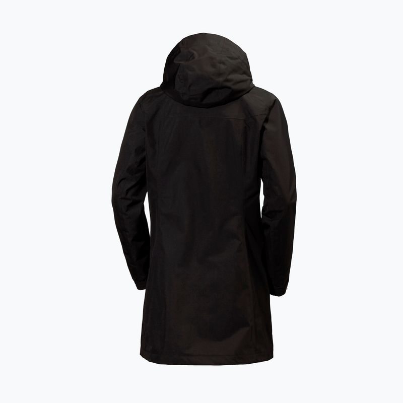 Regenmantel Damen Helly Hansen Aden Long Coat black 7