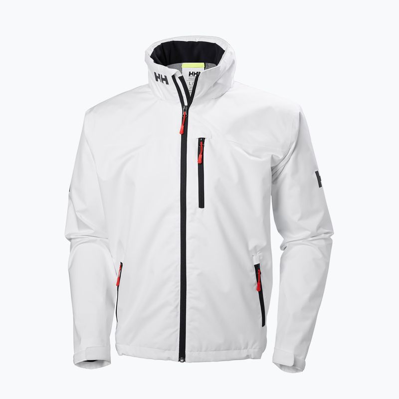 Herren Helly Hansen Crew Kapuzen-Segeljacke Weiß 33875_001 6