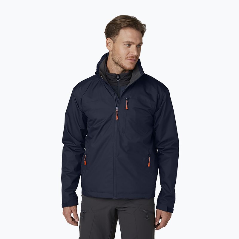 Herren Helly Hansen Crew Kapuzenjacke navy blau 33875_597