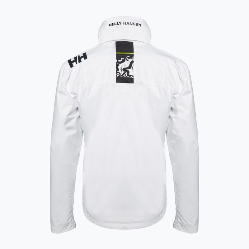 Herren Helly Hansen Crew Kapuzen-Segeljacke Weiß 33875_001 3